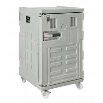 Conteneur isotherme 370 litres sur roulettes