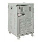 Conteneur isotherme 370 litres sur roulettes