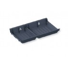 Bacs de rétention Bacs de rétention pour Rayonnages gamme 6611 - 6811 - 6811/B - 6622, profondeur 460 mm