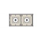 Bacs de rétention pour Rayonnages gamme 6611 - 6811 - 6811/B - 6622, profondeur 460 mm