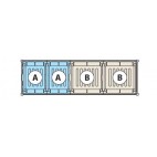 Bacs de rétention pour Rayonnages gamme 6611 - 6811 - 6811/B - 6622, profondeur 460 mm