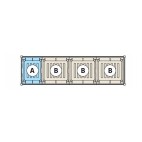 Bacs de rétention pour Rayonnages gamme 6611 - 6811 - 6811/B - 6622, profondeur 460 mm