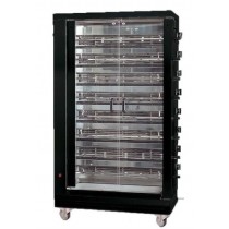 Rôtissoire électrique verticale 48 poulets 8 broches 38.4 kW
