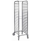 Echelle pâtissière en inox 20 niveaux Hauteur 1800 mm espacement de 80 mm