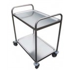 Chariot de desserte pour cuisine en inox