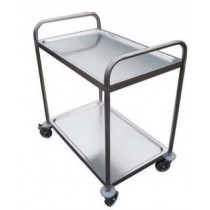 Chariot de desserte pour cuisine en inox