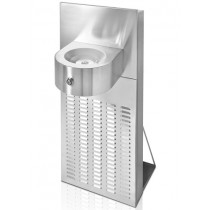 Fontaine à eau murale système modulaire semi-encastrable jet d'eau actionné par bouton-poussoir