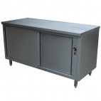 Armoire traversante chauffante centrale portes coulissantes L 1600 x P 700 x H 900 mm