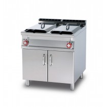Friteuse électrique 2 x 18 L sur meuble ouvert 31.8 kW triphasé 