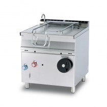Sauteuse gaz fond inox 80 L relevage manuel 22 kW