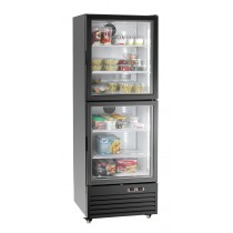 Armoire mixte 430 L congélateur en haut - réfrigérateur en bas