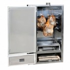 Fumoir 'FM2-70/60' pour viande et poisson, en acier inoxydable, 5 niveaux