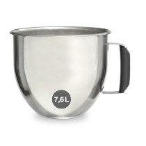 Cuve inox 7,6 litres avec poignée supplémentaire  pour batteur-mélangeur modèle RM 8