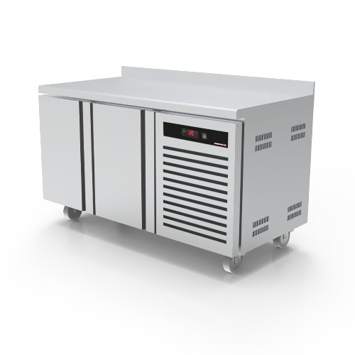 Tour pâtissier adossé 2 portes froid positif ventilé profondeur 800 mm 375 L Tour pâtissier adossé 2 portes froid positif ventilé profondeur 800 mm 375 L