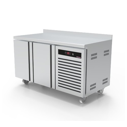 Desserte réfrigéré profondeur 600 mm froid positif adossée 2 portes Desserte réfrigéré profondeur 600 mm froid positif adossée 2 portes