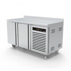 Desserte réfrigéré profondeur 600 mm froid positif adossée 2 portes