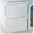 Bloc 2 tiroirs côté groupe pour dessertes réfrigérées GN 1/1 gamme profondeur 700 mm