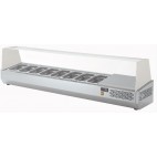Vitrinette réfrigérée 6 bacs GN 1/3