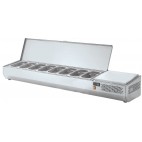 Vitrinette réfrigérée 6 bacs GN 1/3