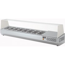 Vitrinette réfrigérée 9 bacs GN 1/4
