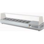 Vitrinette réfrigérée 9 bacs GN 1/4