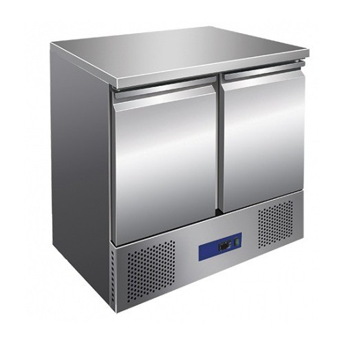 Saladette top 2 portes acier inox AISI 201 Saladette top 2 portes acier inox AISI 201