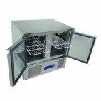 Saladette top 2 portes acier inox AISI 201