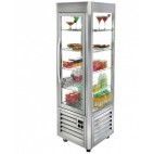 Vitrine panoramique positive grilles fixes 360 L