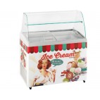 Vitrine comptoir gamme sicc 170 litres