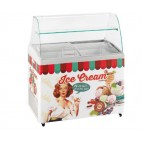 Vitrine comptoir gamme sicc 477 litres