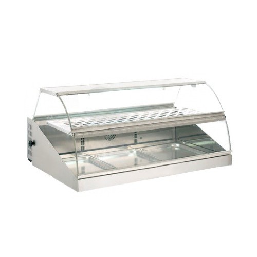 Vitrine mobile neutre gamme marche 3 GN 1/1 Vitrine mobile neutre gamme marche 3 GN 1/1