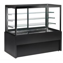 Vitrine comptoir réfrigérée gamme capri en acier émaillé surface expo 0.54 m2