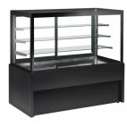 Vitrine comptoir réfrigérée gamme capri en acier émaillé surface expo 0.54 m2