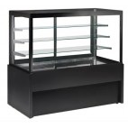 Vitrine comptoir réfrigérée gamme capri en acier émaillé surface expo 0.84 m2