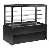Vitrine comptoir neutre gamme capri en acier émaillé surface expo 0, 66 m2