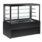 Vitrine comptoir neutre gamme capri en acier émaillé surface expo 0, 66 m2