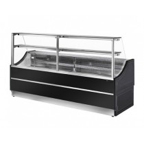 Vitrine comptoir gamme sasha 1 étagère surface expo 0.5 m2