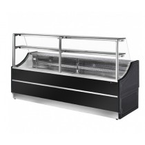 Vitrine comptoir gamme sasha 1 étagère surface expo 1.31 m2