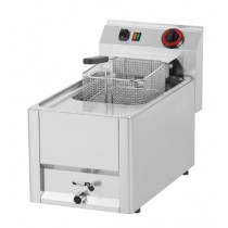 Friteuse de table électrique mono 230 V avec vidange simple 8 L