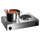 Plaque de cuisson électrique double lynx 400 LBR2 2 x 1,5 kW