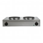Plaque de cuisson électrique double lynx 400 LBR2 2 x 1,5 kW