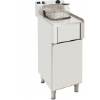 Friteuse gros volume électrique avec vidange tri 400 V simple 12 L