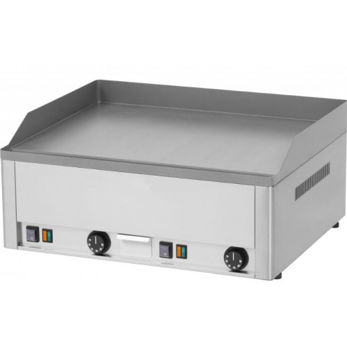 Plaque à snacker lisse double gamme snack électrique longueur 660 mm