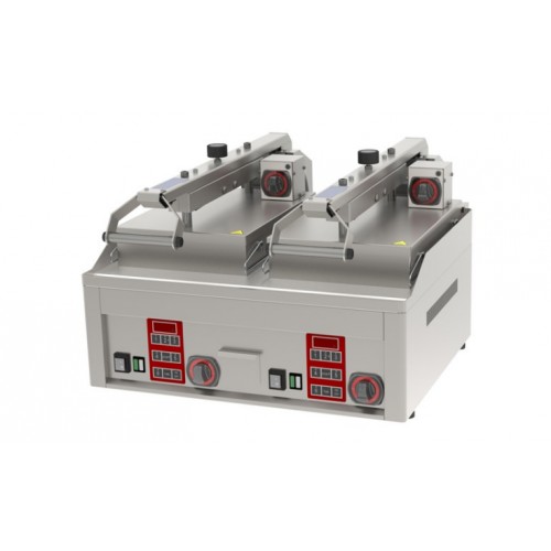 Plancha clam en inox 2 presses 4 x 3 Kw