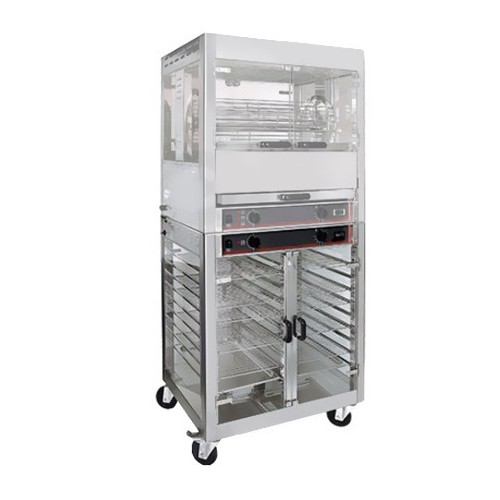 Étuve ventilée support sur roulettes montée sur échelles démontables Étuve ventilée support sur roulettes montée sur échelles démontables