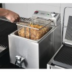 Friteuse simple - 1 X 8 L  2,9 kW avec minuterie