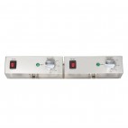 Friteuse double 2 x 2,8 kW capacité d'huile 2 x 5 L