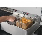 Friteuse double 2 x 2,8 kW capacité d'huile 2 x 5 L