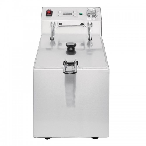 Friteuse simple avec minuterie 2,8 kW capacité d'huile 5 L Friteuse simple avec minuterie 2,8 kW capacité d'huile 5 L