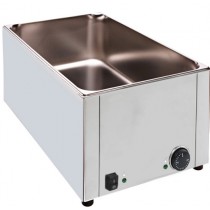 Bain marie electrique en inox sans vidange 1,5 Kw